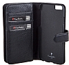 Pierre Cardin iPhone 6 / 6S Czdanl Kapakl Siyah Deri Klf - Resim: 4