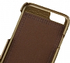 Pierre Cardin iPhone 6 / 6S Kahverengi Deri Klf - Resim: 2