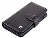 Pierre Cardin iPhone 6 Plus / 6S Plus Czdanl Kapakl Siyah Deri Klf - Resim: 4