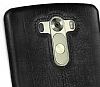Pierre Cardin LG G3 Siyah Deri Klf - Resim: 5
