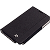 Pierre Cardin Samsung N9000 Galaxy Note 3 Standl Kapakl Siyah Deri Klf - Resim: 1