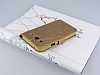PinShang Samsung Galaxy E5 ift Pencereli Tal Standl Rugan Gold Klf - Resim: 2