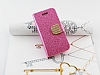 PinShang iPhone SE / 5 / 5S Tal Standl Pembe Czdan Klf - Resim: 2