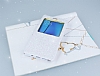 Pinshang Samsung Galaxy Note 5 Pencereli Simli Beyaz Klf - Resim: 1
