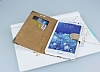 PinShang Samsung Galaxy Note Edge Tal Kapakl Czdan Beyaz Klf - Resim: 1