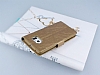 PinShang Samsung Galaxy S6 Edge Tal Standl Czdan Rugan Gold Klf - Resim: 1