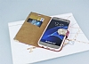 PinShang Samsung Galaxy S7 Tal Kapakl Czdan Gold Klf - Resim: 3