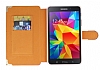 PinShang Samsung Galaxy Tab 4 7.0 Tal Kapakl Czdan Ak Pembe Klf - Resim: 2