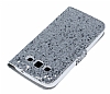 PinShang Samsung i8550 Galaxy Win Tal Standl Czdan Silver Klf - Resim: 4
