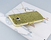 PinShang HTC One M8 Tal Standl Czdan Gold Klf - Resim: 3