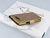 PinShang Samsung i8550 Galaxy Win Tal Standl Czdan Rugan Gold Klf - Resim: 1