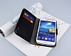 PinShang Samsung Galaxy Grand Tal Standl Czdan Rugan Siyah Klf - Resim: 3
