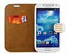 PinShang Samsung i9500 Galaxy S4 Tal Standl Czdan Gri Klf - Resim: 4
