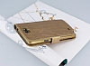 PinShang Samsung N7100 Galaxy Note 2 Tal Standl Czdan Rugan Gold Klf - Resim: 1