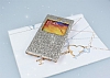 Pinshang Samsung N9000 Galaxy Note 3 Pencereli Simli Gold Klf - Resim: 2