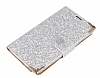 PinShang Samsung N9000 Galaxy Note 3 Simli Tal Kapakl Beyaz Czdan Klf - Resim: 1