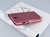 PinShang Samsung N7500 Galaxy Note 3 Neo Tal Standl Czdan Rugan Pembe Klf - Resim: 2