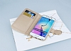 PinShang Star Samsung Galaxy S6 Edge Tal Standl Czdan Pembe Klf - Resim: 3