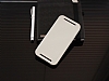Pipilu HTC One M8 Standl nce Yan Kapakl Beyaz Klf - Resim: 5