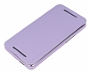 Pipilu HTC One Standl nce Yan Kapakl Mor Klf - Resim: 1