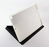 PIPILU iPad Air X Level Standl nce Kapakl Beyaz Deri Klf - Resim: 8