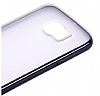 PIPILU Samsung Galaxy S6 Edge Siyah Silikon Kenarl effaf Rubber Klf - Resim: 2