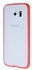 PIPILU Samsung i9800 Galaxy S6 Neon Pembe Silikon Kenarl effaf Rubber Klf - Resim: 5