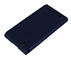 Pipilu Sony Xperia T2 Ultra Standl nce Yan Kapakl Lacivert Klf - Resim: 4