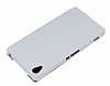 Pipilu Sony Xperia Z2 Standl nce Yan Kapakl Beyaz Klf - Resim: 3