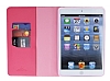 Rada iPad Mini / Mini 2 / Mini 3 izgili Standl Czdanl Pembe Deri Klf - Resim: 2