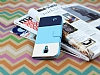 Rada Samsung i9500 Galaxy S4 izgili Standl Czdanl Mavi Deri Klf - Resim: 5