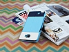 Rada Samsung N7100 Galaxy Note 2 izgili Standl Czdanl Mavi Deri Klf - Resim: 3