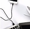 Remax Lesu Micro USB Beyaz Data Kablosu 1m - Resim: 1