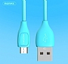 Remax Lesu USB Type-C Mavi Data Kablosu 1m - Resim: 4