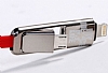 Remax Lightning & Micro USB Krmz Data Kablosu 1m - Resim: 1