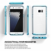 Ringke Frame Samsung Galaxy Note FE Ultra Koruma Yeil Klf - Resim: 4