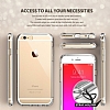 Ringke Fusion iPhone 6 Plus / 6S Plus Ultra Koruma effaf Rose Gold Klf - Resim: 1