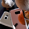 Ringke Fusion Mirror Samsung Galaxy S7 Edge Ultra Koruma Rose Gold Klf - Resim: 8