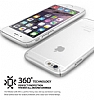 Ringke Slim Frost iPhone 6 Plus / 6S Plus 360 Kenar Koruma Beyaz Rubber Klf - Resim: 3