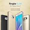 Ringke Slim Samsung Galaxy Note 5 360 Kenar Koruma Siyah Rubber Klf - Resim: 6