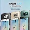 Ringke Slim Samsung Galaxy S6 Edge 360 Kenar Koruma Gold Rubber Klf - Resim: 4