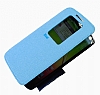 Eiroo Clasps LG G2 Pencereli Standl Mavi Klf - Resim: 2