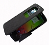 Eiroo Clasps LG G2 Pencereli Standl Siyah Klf - Resim: 4