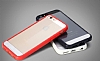 Rock Enchanting iPhone 6 / 6S Krmz Silikon Kenarl effaf Rubber Klf - Resim: 3