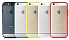 Rock Enchanting iPhone 6 Plus / 6S Plus Siyah Silikon Kenarl effaf Rubber Klf - Resim: 4