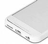 Rock Enchanting iPhone 6 / 6S Beyaz Silikon Kenarl effaf Rubber Klf - Resim: 7