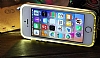 Rock iPhone 6 / 6S Fla Sensrl Silver Kenarl effaf Silikon Klf - Resim: 4