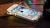Rock iPhone 6 / 6S Fla Sensrl Silver Kenarl effaf Silikon Klf - Resim: 3