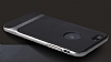 Rock iPhone 6 / 6S Fme Metalik Kenarl Siyah Silikon Klf - Resim: 9