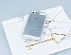 Eiroo Edges Glow iPhone SE / 5 / 5S Fla Sensrl Tal effaf Silikon Klf - Resim: 2